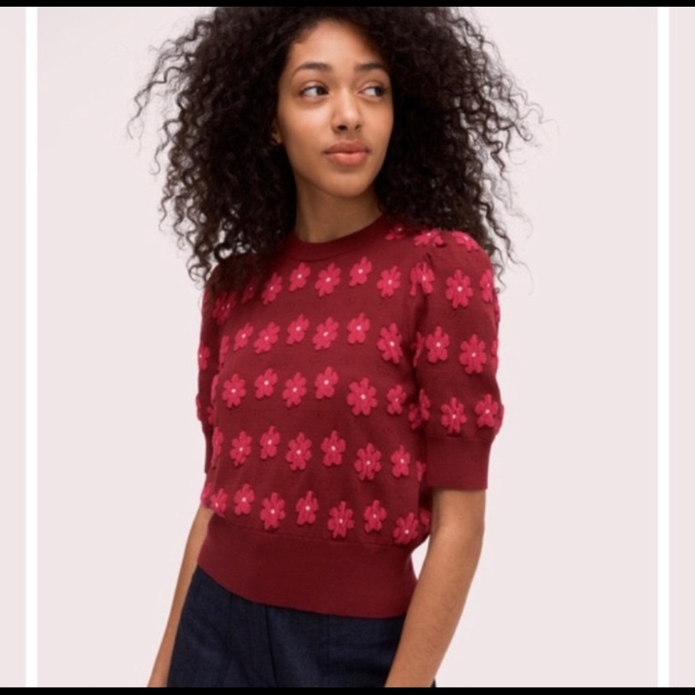 Kate Spade Size Small Floral Sweater